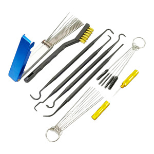 <b>Spray</b> Gun Cleaning Tool <b>Set</b> 22pcs Metal Brush Nozzle Air Vent Cleaner Auto Repair Tools - Product Image 2