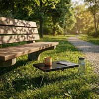 Mini table de camping pliable 32x21cm, ultra-légère en aluminium, petite table d'appoint portable pour la plage, le pique-nique, l'extérieur
