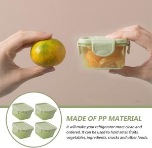Ensemble de contenants alimentaires pour bébé en plastique de 60 ml, populaires en 2024, avec couvercles, mini boîte de rangement personnalisée pour la cuisine, conteneur alimentaire transparent - Product Image 4