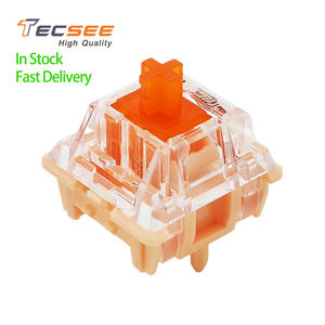 Interrupteur mécanique Tecsee Coral Switch OEM ODM, interrupteur de clavier lubrifié, tige en <span class=keywords><strong>nylon</strong></span>, boîtier en <span class=keywords><strong>nylon</strong></span> PME, interrupteurs tactiles pour clavier - Product Image 1