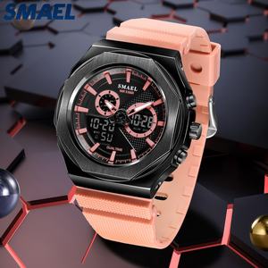 Reloj SMAEL 8102 Luminoso e Impermeable para Mujer, Reloj de Cuarzo Personalizado de Policarbonato, Reloj para Pareja, Reloj para Estudiante - Product Image 2