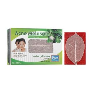 Y430 YOKO ACNE MELASMA WHITENING <b>SOAP</b> 110g. Natural Herbal Acnesoap Gentle Formula Deeply Cleanses without Over-Drying - Product Image 2
