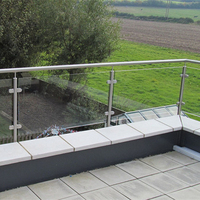 Poteau de balustrade extérieur résistant aux intempéries pour jardin et terrasse