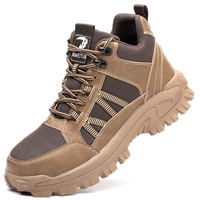 Chaussures de sécurité à bout en acier pour homme, antidérapantes, Anti-perforation, pour le travail, collection hiver et automne