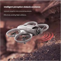Mini drones FPV HD 1080P GT3 pliables avec système d'évitement d'obstacles et mini caméra double 4K pour enfants et adultes