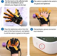 Gant robot de rééducation pour enfants, dispositif d'exercice des doigts et des articulations de la main pour la récupération post-AVC, certifié CE pour usage domestique