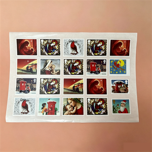 <span class=keywords><strong>Autocollants</strong></span> de timbres postaux personnalisés du Royaume-Uni ; Albums de timbres de style britannique ; Timbres postaux américains, français et australiens réactifs aux UV ; Timbres commémoratifs en vrac - Product Image 6