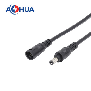 クイックロック5.52.1 <span class=keywords><strong>2.5mm</strong></span> <span class=keywords><strong>DC</strong></span>ジャックコネクタ、オスメス延長ケーブル付き20 22 <span class=keywords><strong>24AWG</strong></span> - Product Image 2