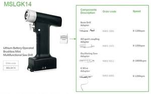 Dierlijke Orthopedische Chirurgie Veterinaire Boren Zagen Multifunctionele Boorzaag Voor Dierenartsgebruik - Product Image 5