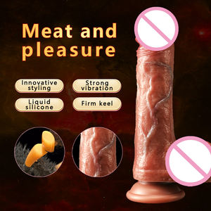 Europäische Bestseller Dildos Produkte Silikon Paar Weibliches Spielzeug Erwachsene Realistische Weiche Silikon Gummi Penis - Product Image 3