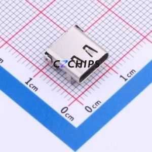 HX TYPE-C 24P QCHT USB Connector SMD Connector ( Connector Type: Type-C )( Protocol Standard: USB 3.1 )( Gender: Female ) - Product Image 1