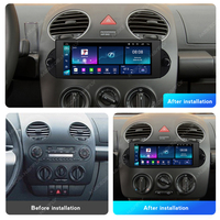MEKEDE Écran Android Navigation GPS Car-play Auto 4+64G Lecteur multimédia audio de voiture 1024*600 pour VW Beetle 2006-2010 6,8 pouces