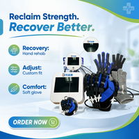 Exosquelette de doigt électrique rechargeable par USB pour entraînement passif, équipement de physiothérapie de classe I certifié CE pour la main post-AVC ou en cas d'hémiplégie