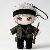Porte-clés en peluche Aventure Pirate, pendentif de sac personnalisé avec personnage d'anime en peluche