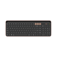 Clavier MIIIW double mode K02 104 touches 2,4 GHz compatible multi-systèmes avec Windows PC Mac Android IOS Clavier sans fil