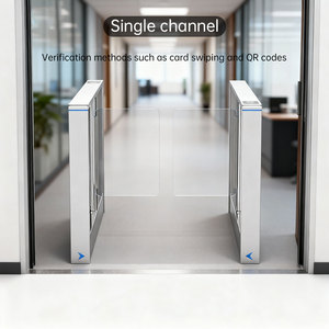 Puerta de reconocimiento facial de alta gama con aleación de aluminio y reconocimiento de venas de la palma de la mano de alta calidad - Product Image 1