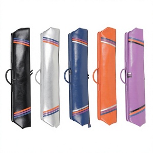 Estuche de cuero personalizado para tacos de billar, caja para tacos de billar de carambola, bolsa protectora de transporte con 3 orificios, etiqueta con logotipo personalizable - Product Image 3
