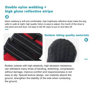 Осенняя обувь для домашних животных милый Принт дышащие Теплые водонепроницаемые чехлы для ботинок для кошек и собак классический трансграничный дизайн нетканый - Product Image 6