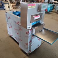 Machine à trancher la viande de bœuf et de mouton surgelée entièrement automatique, trancheuse à viande CNC à rouleau unique pour restaurant de fondue