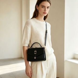 Sacs à bandoulière en cuir PU pour femmes, à la mode, avec deux sangles, fermeture ouverte, imperméables, durables, grande capacité, sacs à main brodés - Product Image 5