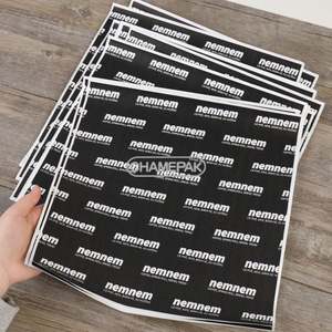 Papier d'emballage personnalisé pour hamburgers et sandwichs, résistant à la graisse, papier d'emballage alimentaire, papier alimentaire, emballage alimentaire - Product Image 5