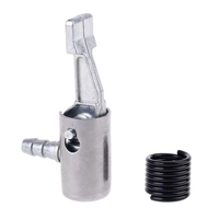 Tuyau d'alésage général Voiture Camion Pneu Gonfleur Valve Pompe à air Clip Buse Métal Adaptateur Connecteur Voiture Gonflable Connecteur