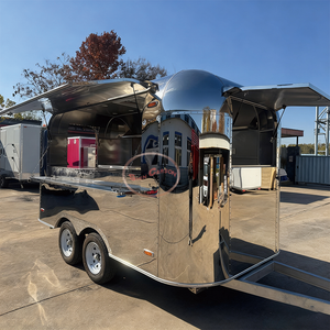 Carrello Mobile <span class=keywords><strong>per</strong></span> Alimenti in Acciaio Inossidabile a 4 Ruote, Design Resistente alla Ruggine - Carrello da Cucina Commerciale <span class=keywords><strong>per</strong></span> Catering e Fast Food, Ideale <span class=keywords><strong>per</strong></span> <span class=keywords><strong>Gelati</strong></span> - Product Image 2