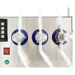 เครื่องบรรจุของเหลวแบบแม่เหล็ก 3 หัว สแตนเลสสตีล ความแม่นยำสูง ระบบปั๊มไฟฟ้าอัตโนมัติเต็มรูปแบบ 220V - Product Image 1