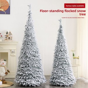 RTS nhân tạo giáng sinh trang trí cây Gói Kính thiên văn Gấp thiết kế đổ tuyết mô phỏng 40 đèn LED không thấm nước - Product Image 4