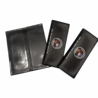 Organisateur de documents de voiture en PVC personnalisé pour boîte à gants, porte-cartes d'identité, porte-cartes d'immatriculation et d'assurance en plastique