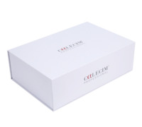 Boîte Cadeau Luxe en Carton Sur Mesure pour Vente au Détail, Grande Boîte Blanche avec Couvercle Magnétique