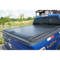 Couverture de benne rigide en aluminium rétractable manuelle robuste pour Ford F150 2009-2014 SuperCrew 5,5 pieds de large