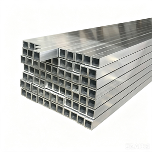 Tube carré/rond extrudé industriel 1050 en alliage d'aluminium 6061, tube creux 20x20 anodisé télescopique pour système de cubes - Product Image 2