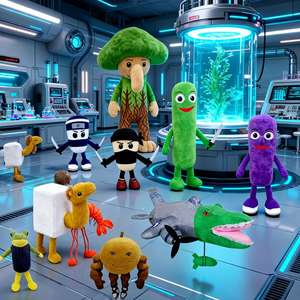 Une sensation mondiale : Jouets en peluche de la série Steal a Brainrot, un « sac d'humeur doux et en peluche » pour les moments où vous n'êtes pas dans votre élan. - Product Image 1