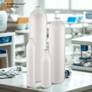 ZX Iso7866 0.29L-54L Áp Lực Cao 50L Y Tế AA6061-T6 Nhôm Oxy Xi Lanh 200bar/300bar Khẩn Cấp Y Tế Khí - Product Image 6