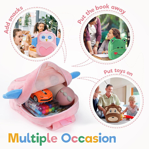 Mini <span class=keywords><strong>mochila</strong></span> U925 personalizada de dibujos animados para niños pequeños, <span class=keywords><strong>mochila</strong></span> de <span class=keywords><strong>animales</strong></span> de felpa, mochilas escolares para guardería, niños, bebés, jardín de infantes, Viajes - Product Image 4