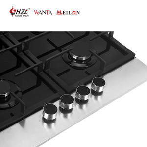 Estufa de Gas Natural Profesional para Cocina, Fabricada por Expertos, con 4 Quemadores, Estufa de Gas LPG con Cubierta de Vidrio - Product Image 4