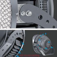 Projecteurs LED pour stades IP67 850W/1050W/1250W/1550W, contrôle DMX, CRI élevé 90+, pour terrains de football et de rugby, certifiés RoHS CE