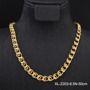 Jxx Cadena cubana de oro de 24K con circonitas, collar de hip hop moderno, colgante de reina, joyería de latón de moda para hombre con engaste de garra - Product Image 4