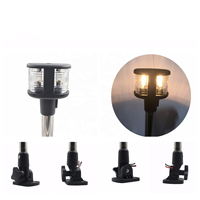 Chine Offre Spéciale 12V LED Rabattable Bateau Marin 360 Feu de Navigation Poupe Poteau D'ancrage Lampe Avec base réglable