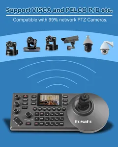 Meilleure offre FoMaKo PTZ Controller 3D Joystick Broadcast Professional Video Production Support PTZ Camera Controller Keyboard