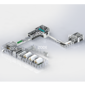 Máquina para Fabricar Papel Tisú Totalmente Automática de 450 m/min, Línea de Producción Completa de Papel Higiénico, Convertidor de Rollos de Papel Higiénico de Alta Producción - Product Image 2
