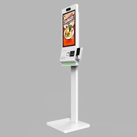 Personnaliser la machine de commande de restaurant Terminal libre-service Paiement Kiosque SDK Reconnaissance faciale Mur de support multi-OS