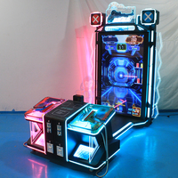 Salle de jeux d'arcade Machine Centre de divertissement familial Pistolet rapide Marques de tir Homme aveugle Boîte cadeau Prix Machine de jeu