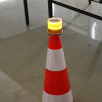 Luz de advertencia intermitente de cono de tráfico Luz de baliza de advertencia solar para Cono de tráfico