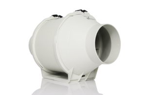 Hon&amp;guan Factory Wholesale EcMotor Inline <strong>Duct</strong> <strong>4</strong> <strong>Inch</strong> HF-100PE with Rotary Button Controller Wired - Product Image 2
