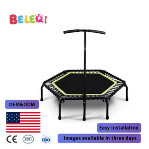 40 ''45'' 48 ''<span class=keywords><strong>110</strong></span> <span class=keywords><strong>CM</strong></span> <span class=keywords><strong>Trampolín</strong></span> hexagonal redondo de PVC para adultos Fitness interior al aire libre para niños - Product Image 2