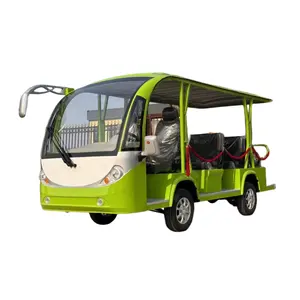 Europe Market 23 Seater Electric Shuttle Bus Sightseeing Car For Community Park Electric Shuttle Bus