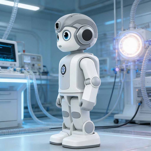 AI Intelligent Educational Robot Child Companion Humanoid Robot Capable Conversation Remote Monitoring Toy Function Wi-Fi
