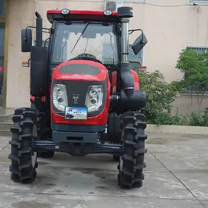 China Landwirtschaft Landwirtschaftstraktor Allradantrieb 160 PS Landwirtschaft-Radtraktor QLN-1604 4X4 Traktor mit lader und Kabine Preis in Chile